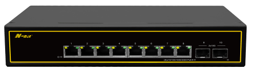 輕網(wǎng)管8電2光PoE/NC2082SPGM
